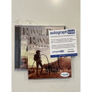 Ronnie Dunn Signed CD Tattooed Heart Autographed Brooks Dunn Album Auto COA #3